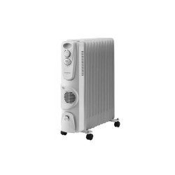 Orava OH-11A Electric oil heater, 1000 W, 1500 W and 2500 W, Number of power levels 3, White