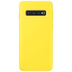 Evelatus Samsung  Galaxy S10e Premium Soft Touch Silicone Case Light Yellow