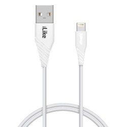 iLike - iLike Evelatus Charging Cable for lightning devices CCI01 White