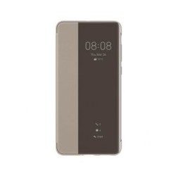 Huawei P40 Smart View Flip cover case Khaki