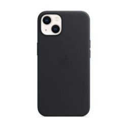 Apple   iPhone 13 Leather Case with MagSafe Midnight