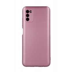 iLike Samsung Metallic case for Samsung Galaxy A13 5G / A04S pink