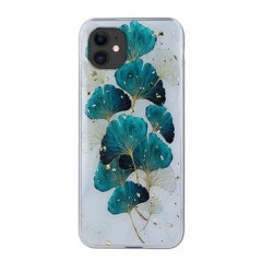 iLike Apple  Gold Glam case for iPhone 11 leaves