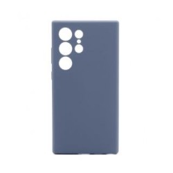 Connect Samsung  Galaxy S24 Ultra Premium Quality Magnetic Soft Touch Silicone Case Midnight Blue