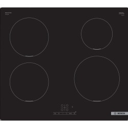 Pliidiplaat Bosch, 4 x induktsioon, 60 cm, lõigatud serv, must