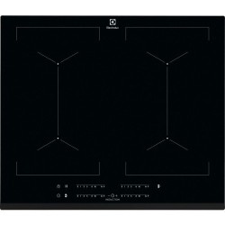 Pliidiplaat Electrolux, 4 x induktsioon, 60 cm, must, faasitud esiserv
