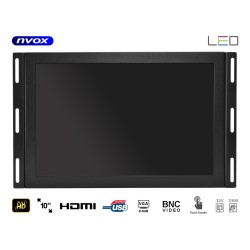 Puuteekraan ips open frame led 10cali full hd vga hdmi usb av 12v 230v