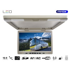 Lakke paigaldatav monitor lcd 19tolline led fm ir usb sd