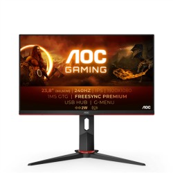 AOC | Monitor | 24G2ZU/BK | 23.8 " | IPS | FHD | 16:9 | 240 Hz | 1 ms | 1920 x 1080 | 350 cd/m² | Headphone out (3.5mm) | HDMI p