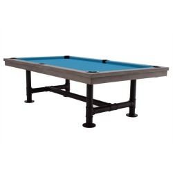 Billiard Table, Pool, Rasson Bedford, grey, 8 ft., Simonis 860 tournament blue