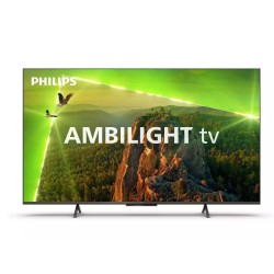 TV Set|PHILIPS|55"|4K/Smart|3840x2160|Wireless LAN|Bluetooth|Philips OS|Chrome|55PUS8118/12