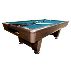 Billiard Table Dynamic Triumph, brown, Pool, 8 ft., Simonis 860 tournament blue