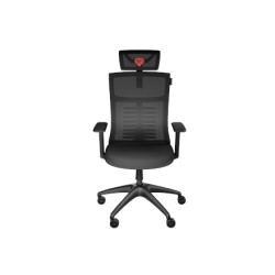 Genesis mm | Base material Nylon Castors material: Nylon with CareGlide coating | Ergonomic Chair | Astat 200 | Black