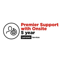 Lenovo | Warranty | 5Y Premier Support (Upgrade from 1Y Courier/Carry-in) | 5 year(s)