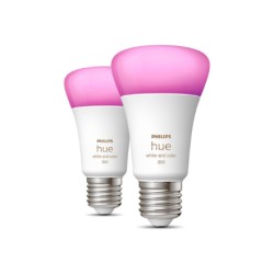 Hue WCA 6.5W A60 E27, 2pcs pack | E27 | 6.5 W | RGBW 2000-6500K | Bluetooth and Zigbee