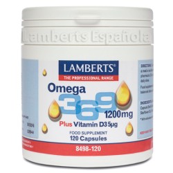 Lamberts Omega 3,6,9 1200mg Mas Vitamina D3 5ág 120cap