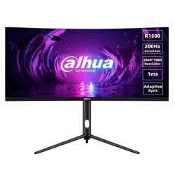 LCD Monitor|DAHUA|DHI-LM30-E330CA|30"|Gaming/Curved/21 : 9|Panel VA|2560x1080|21:9|200Hz|1 ms|Swivel|Tilt|Colour Black|LM30-E330