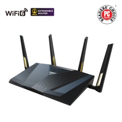 Asus | Wireless Dual Band Gigabit Router, UK | RT-AX88U PRO | 802.11ax | 1148+4804 Mbit/s | 10/100/1000 Mbit/s | Ethernet LAN (R