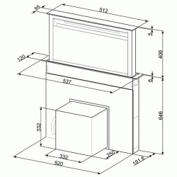 Õhupuhastaja Smeg, 60 cm,...