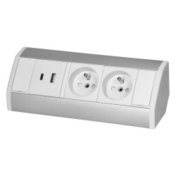 Mööbli pesa 2x2P+Z, 2xUSB...