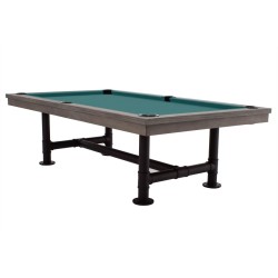 Billiard Table, Pool, Rasson Bedford, grey, 8 ft., Simonis 760 blue green