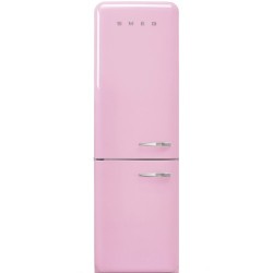 Külmik Smeg, 50-ndate stiil, NoFrost, 196 cm, 234/97 l, 37 dB, elektrooniline juhtimine, pastellroosa