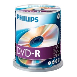 PHILIPS DVD-R 4.7GB CAKE...