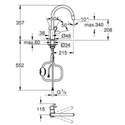 GROHE BauFlow single lever...