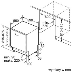 BOSCH SMV4EVX01Ep built-in...