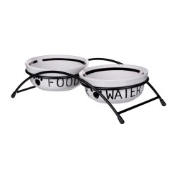 TRIXIE Dog Pet combination feeder & waterer