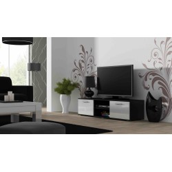 Cama TV stand SOHO 140 black/white gloss