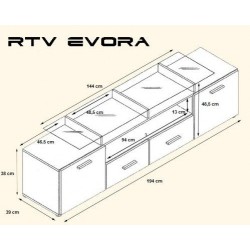 Cama TV stand EVORA 200...