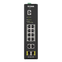 D-LINK DIS-200G-12PS L2 Managed Industrial Switch with 10 10/100/1000Base-T and 2 1000Base-X SFP ports | D-Link | Switch | DIS-2