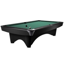 Billiard Table Dynamic III, 9 ft, black, matt finish, Pool, Simonis 760 yellow green