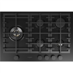 Fulgor | FUH 755 G DWK MBK Urbantech | Hob | Gas | Number of burners/cooking zones 5 | Rotary knobs | Matte Black