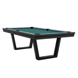 Pool Table / Dining Table, Rasson Madrid, Grey, 8 ft., Simonis 860 blue green