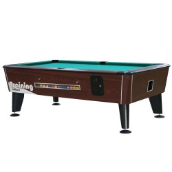 Billiard Table Dynamic Premier, Mahogany, Pool, 9 ft, with coin validator