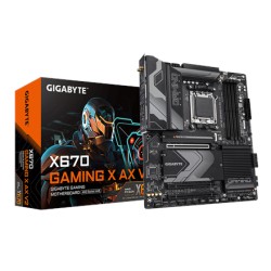 Gigabyte | X670 GAMING X AX V2 | Processor family AMD | Processor socket AM5 | DDR5 DIMM | Supported hard disk drive interfaces 