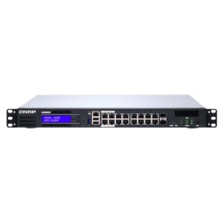 Switch|QNAP|QGD-1600P-8G|Type L2|Rack|2x10GBASE-T/SFP+ Combo|14x1GbE|1|2|1|PoE ports 16|360 Watts|QGD-1600P-8G