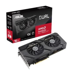 Graphics Card|ASUS|AMD Radeon RX 7800 XT|16 GB|GDDR6|256 bit|PCIE 4.0 16x|Dual Slot Fansink|1xHDMI|3xDisplayPort|DUAL-RX7800XT-O