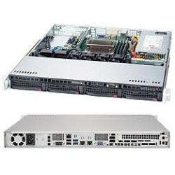 SERVER SYSTEM 1U SATA BLACK/SYS-5019S-MT SUPERMICRO