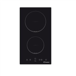 Candy | CDH 30 | Domino | Vitroceramic | Number of burners/cooking zones 2 | Touch | Timer | Black | Display