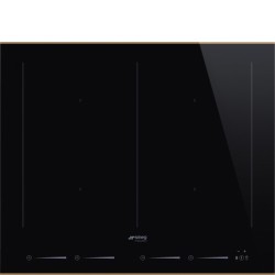 Pliidiplaat Smeg Dolce Stil Novo, 4x multi induktsioon, 60cm, lõigatud, must/vask