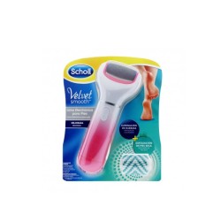 Scholl Velvet Smooth Electronic Foot Care System With Exfoliating Refill Head