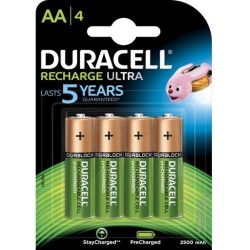 Duracell Precharged HR6 2500MAH ALWAYS READY Blister Pack 4pcs.