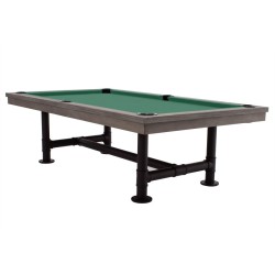 Billiard Table, Pool, Rasson Bedford, grey, 8 ft., Club Cloth yellow green