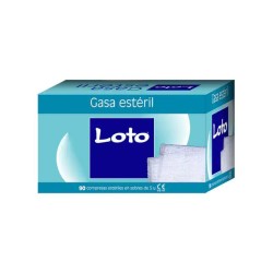 Indasec Loto Gasa Suave Hidrófila 100 Algodón 90 Uds