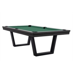 Pool Table / Dining Table, Rasson Madrid, Grey, 7 ft., Club Cloth yellow green