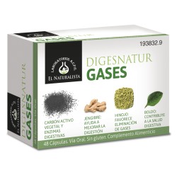 El Natural Digesnatur Gases 650 Mg X 48 Caps