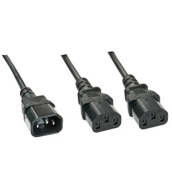 CABLE POWER C14 TO 2 X...